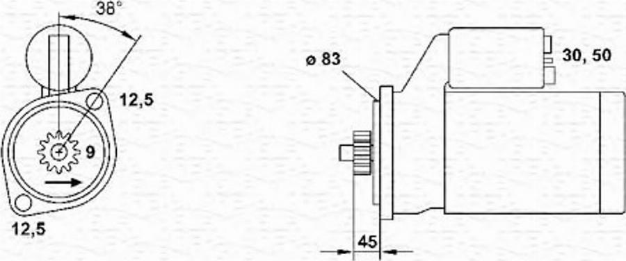 Magneti Marelli 943251675010 - Стартер autodnr.net