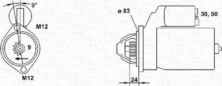 Magneti Marelli 943251700010 - Стартер autodnr.net