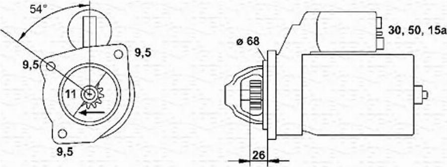 Magneti Marelli 943251833010 - Стартер autodnr.net