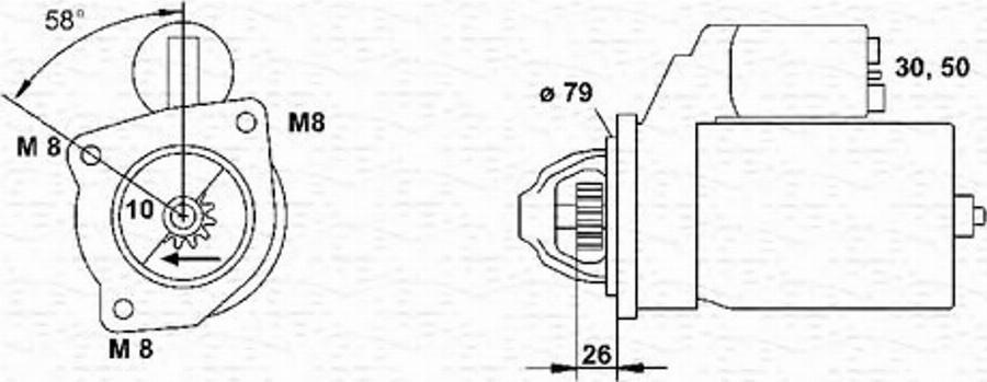 Magneti Marelli 943251856010 - Стартер autodnr.net