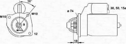 Magneti Marelli 943251885010 - Стартер avtokuzovplus.com.ua