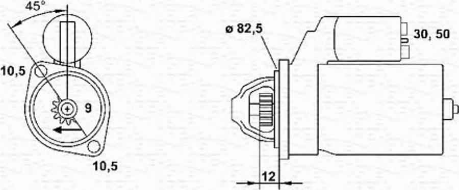 Magneti Marelli 943251890010 - Стартер autodnr.net