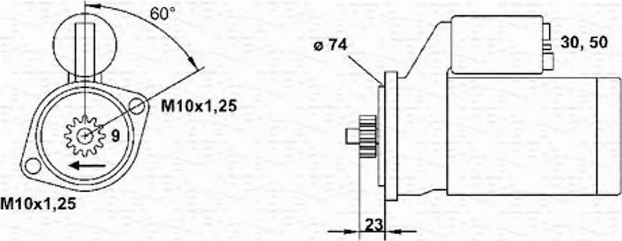 Magneti Marelli 943251894010 - Стартер autodnr.net