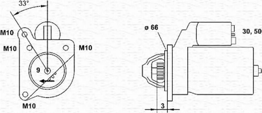 Magneti Marelli 943251915010 - Стартер autodnr.net