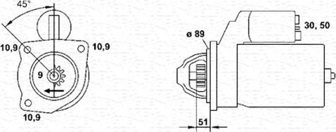 Magneti Marelli 943252207010 - Стартер avtokuzovplus.com.ua