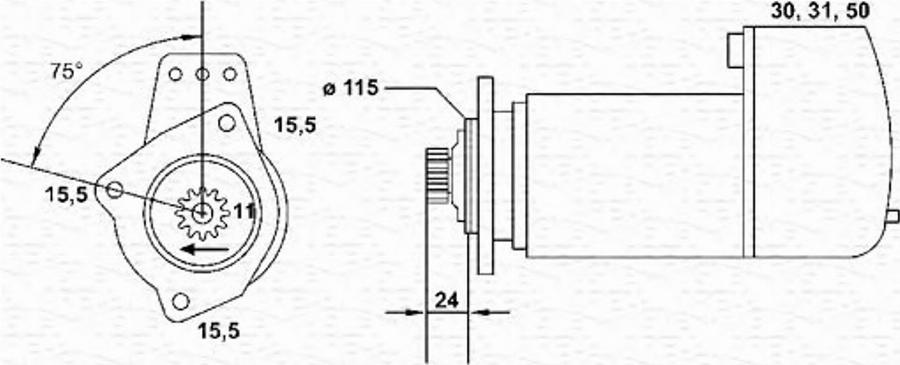 Magneti Marelli 943252221010 - Стартер autodnr.net