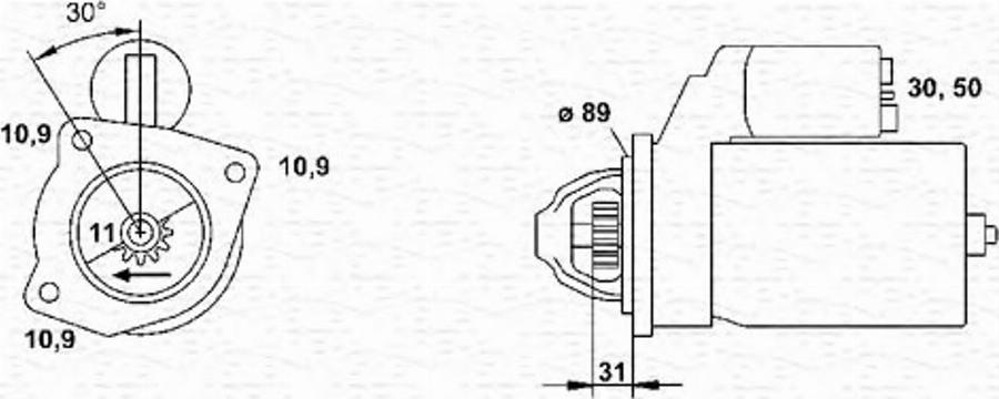 Magneti Marelli 943 25 224 901 0 - Стартер autodnr.net