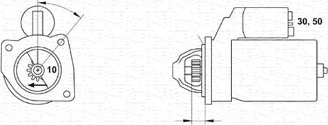 Magneti Marelli 943252290010 - Стартер avtokuzovplus.com.ua