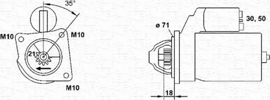 Magneti Marelli 943253111010 - Стартер autodnr.net