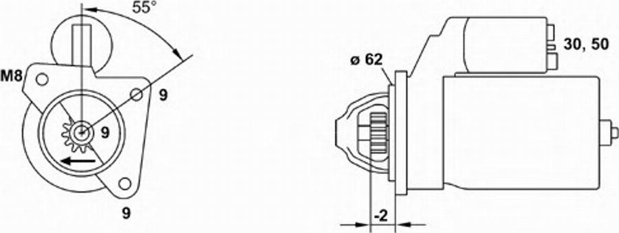 Magneti Marelli 943254018010 - Стартер avtokuzovplus.com.ua