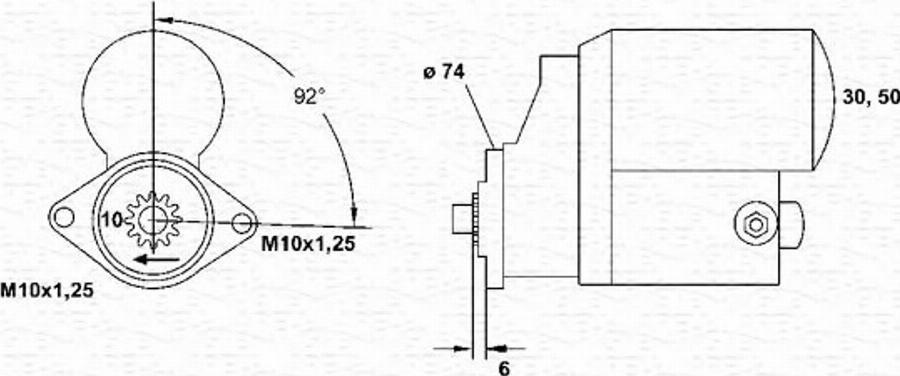 Magneti Marelli 943254078010 - Стартер autodnr.net