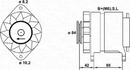 Magneti Marelli 943311380010 - Генератор avtokuzovplus.com.ua