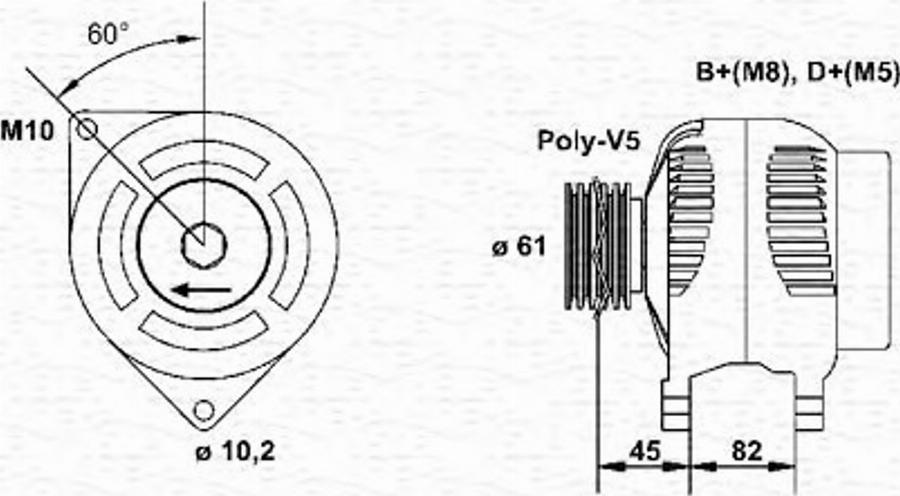 Magneti Marelli 943346037010 - Генератор autodnr.net