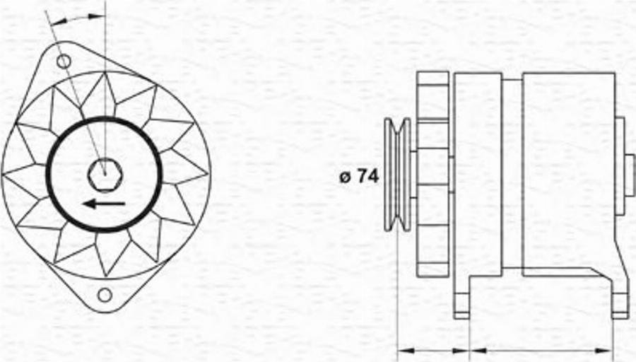 Magneti Marelli 943346050010 - Генератор autocars.com.ua