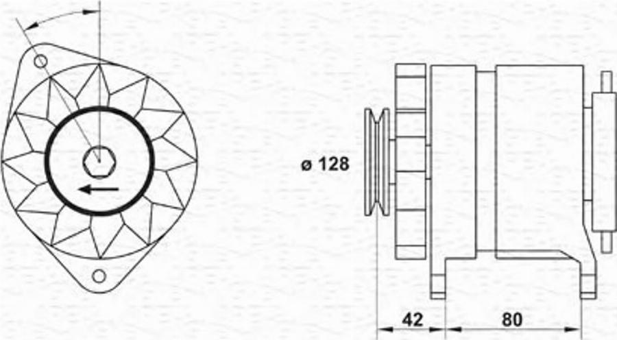 Magneti Marelli 943346097010 - Генератор autodnr.net