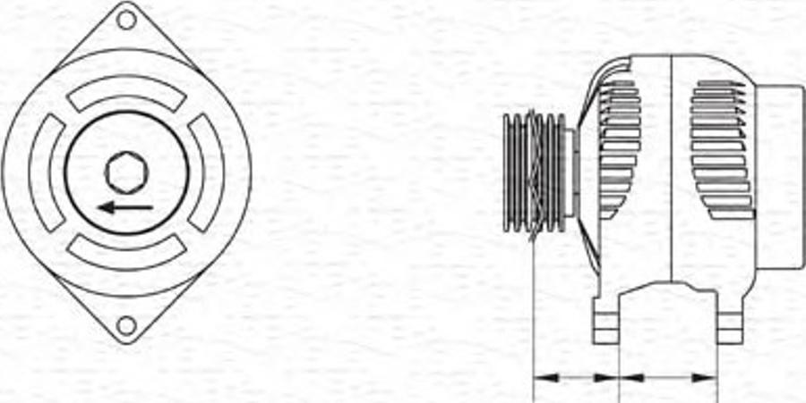 Magneti Marelli 943346189010 - Генератор autodnr.net