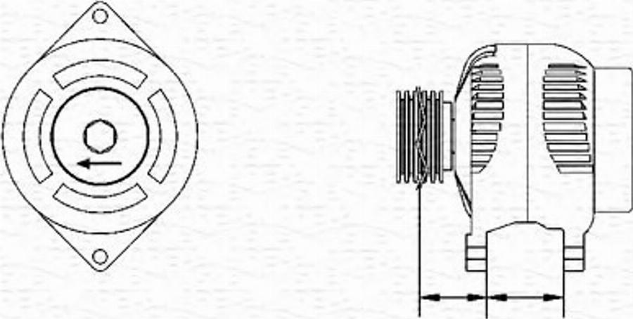 Magneti Marelli 943 34 620 101 0 - Генератор autodnr.net