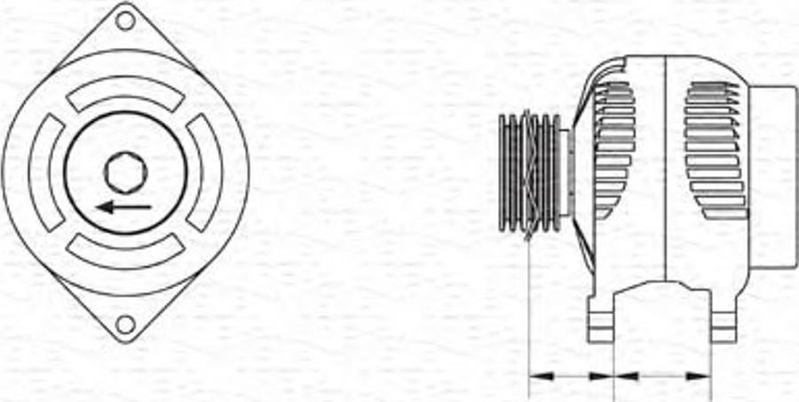 Magneti Marelli 943354026010 - Генератор avtokuzovplus.com.ua