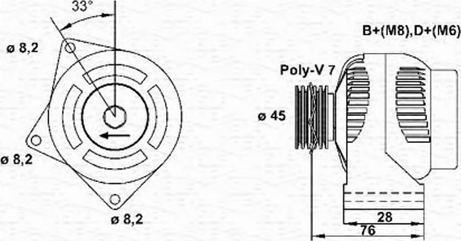 Magneti Marelli 943355010010 - Генератор autodnr.net