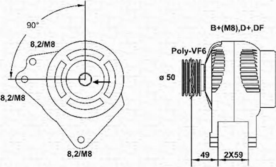 Magneti Marelli 943355052010 - Генератор autodnr.net