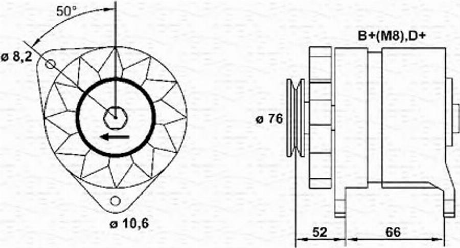 Magneti Marelli 943355075010 - Генератор autodnr.net