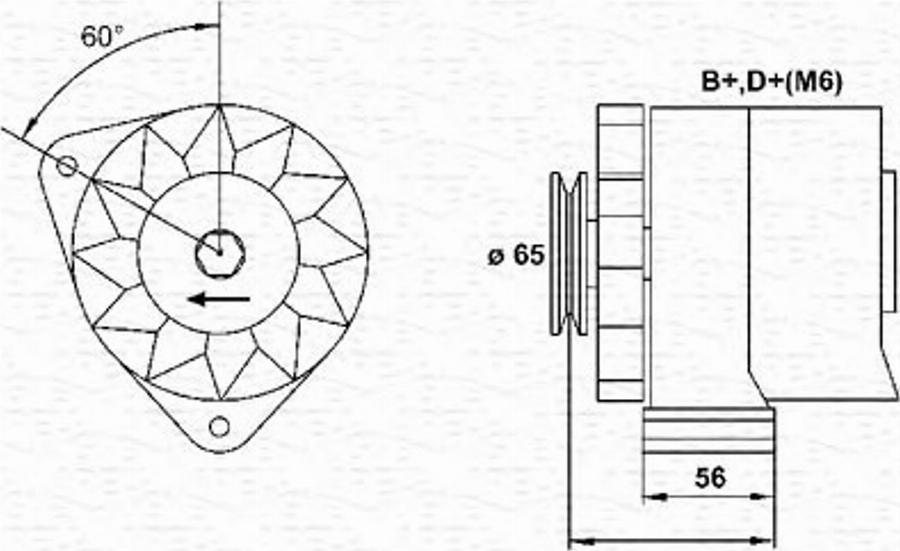 Magneti Marelli 943356090010 - Генератор autodnr.net