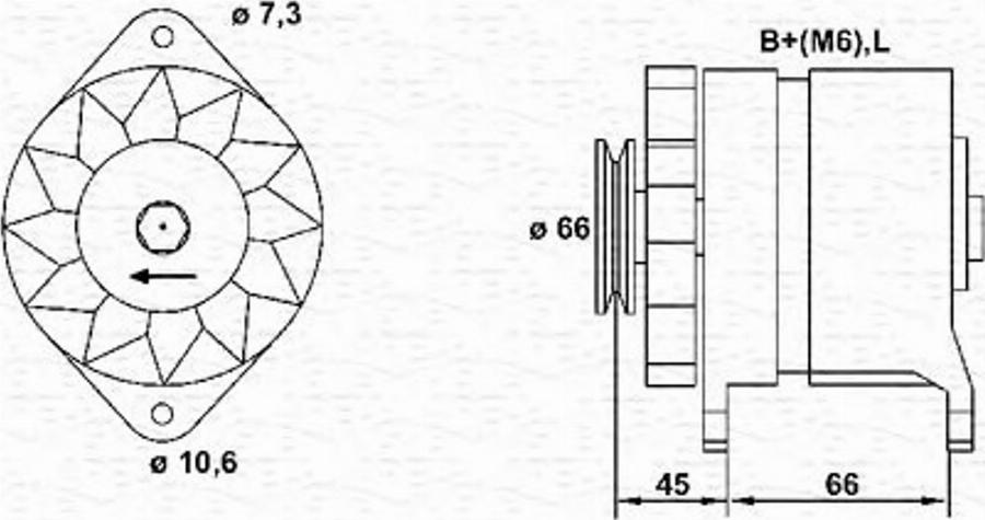 Magneti Marelli 943356137010 - Генератор autodnr.net