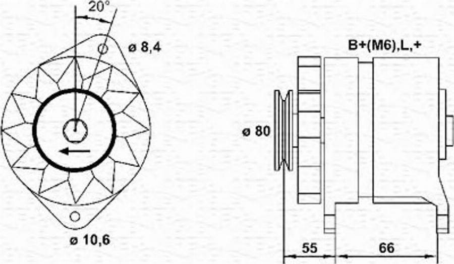 Magneti Marelli 943356173010 - Генератор autodnr.net