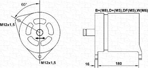 Magneti Marelli 943356229010 - Генератор autodnr.net