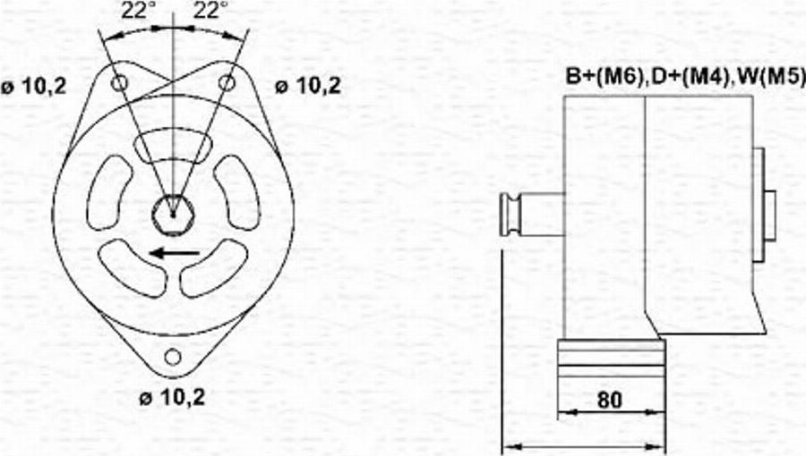 Magneti Marelli 943356234010 - Генератор autodnr.net