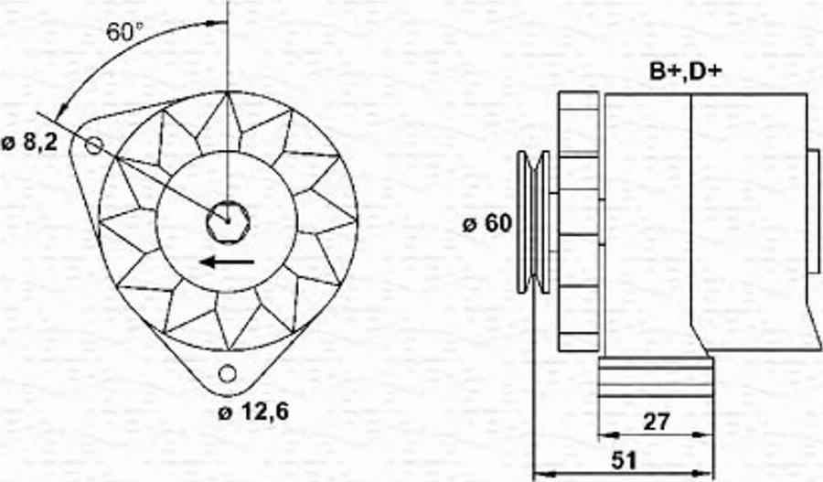 Magneti Marelli 943356544010 - Генератор autocars.com.ua