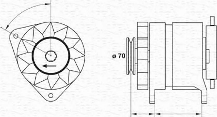 Magneti Marelli 943356595010 - Генератор avtokuzovplus.com.ua