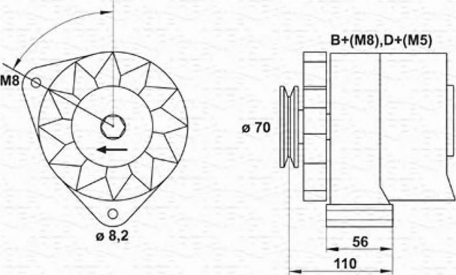 Magneti Marelli 943356603010 - Генератор autocars.com.ua