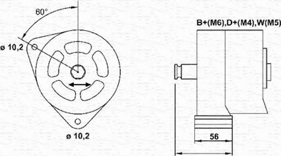 Magneti Marelli 943356622010 - Генератор autocars.com.ua