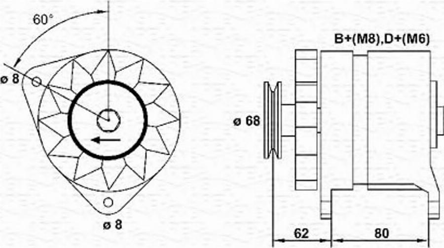 Magneti Marelli 943356654010 - Генератор autodnr.net