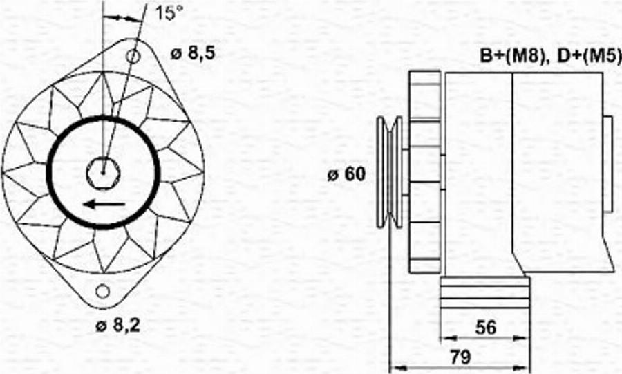 Magneti Marelli 943356679010 - Генератор autodnr.net