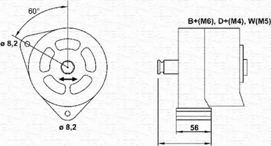 Magneti Marelli 943356766010 - Генератор autodnr.net