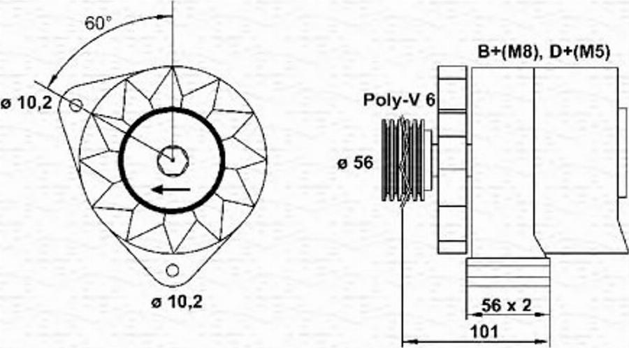 Magneti Marelli 943 35 681 101 0 - Генератор avtokuzovplus.com.ua