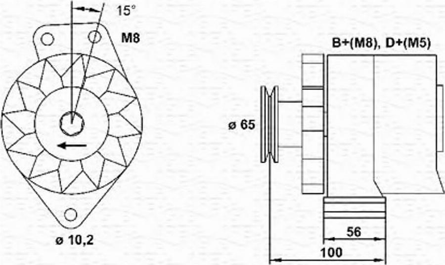 Magneti Marelli 943356817010 - Генератор autodnr.net