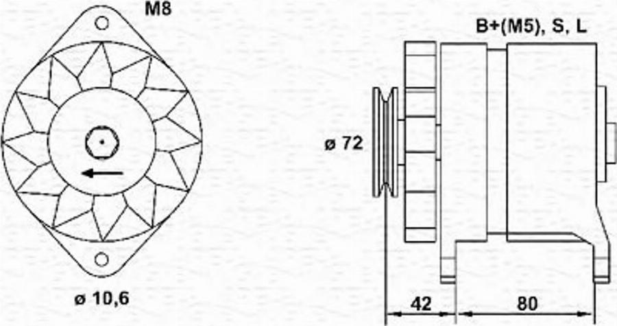 Magneti Marelli 943356937010 - Генератор avtokuzovplus.com.ua