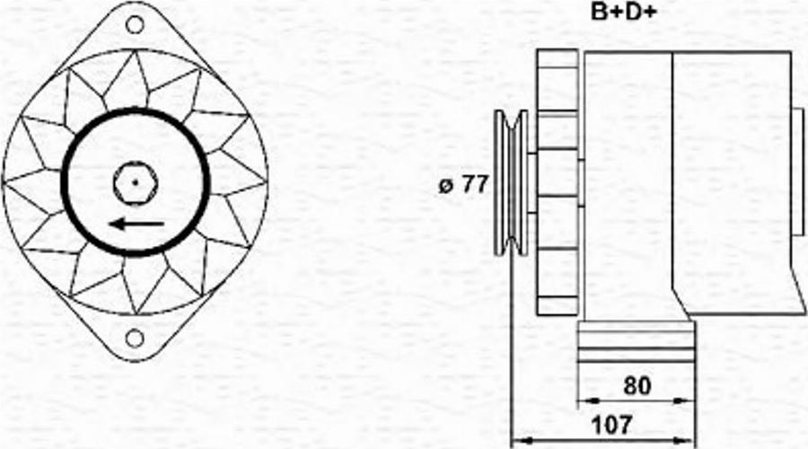 Magneti Marelli 943357556010 - Генератор autodnr.net