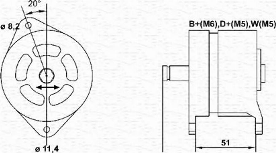 Magneti Marelli 943357557010 - Генератор autodnr.net