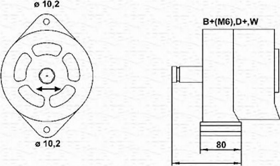 Magneti Marelli 943357708010 - Генератор autocars.com.ua