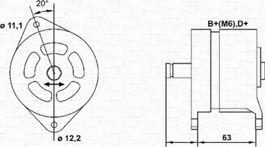 Magneti Marelli 943 35 777 201 0 - Генератор avtokuzovplus.com.ua