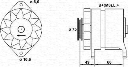 Magneti Marelli 944356106010 - Генератор avtokuzovplus.com.ua