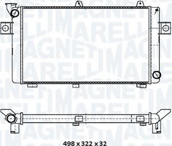 Magneti Marelli RMM376910401 - Радіатор, охолодження двигуна autocars.com.ua