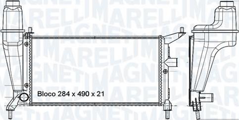 Magneti Marelli RMM520001M - Радіатор, охолодження двигуна autocars.com.ua