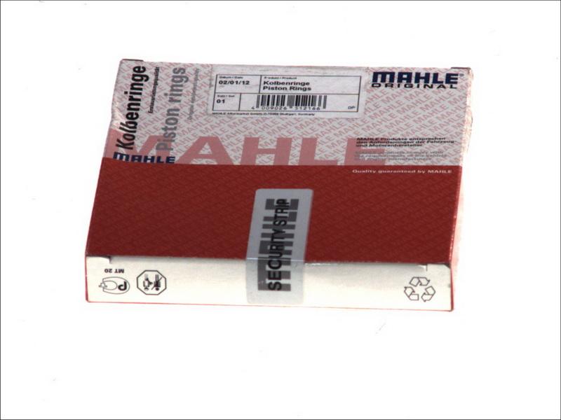 MAHLE 001 01 V0 - Комплект поршневих кілець autocars.com.ua