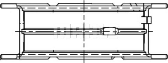 MAHLE 001 FL 21834 000 - Підшипник коленвала autocars.com.ua