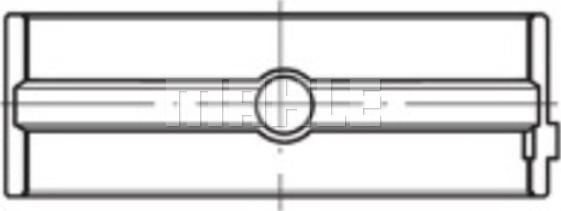 MAHLE 099 HL 10199 000 - Підшипник коленвала autocars.com.ua